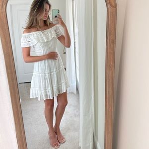 Target | White Mini Off-the-shoulder dress